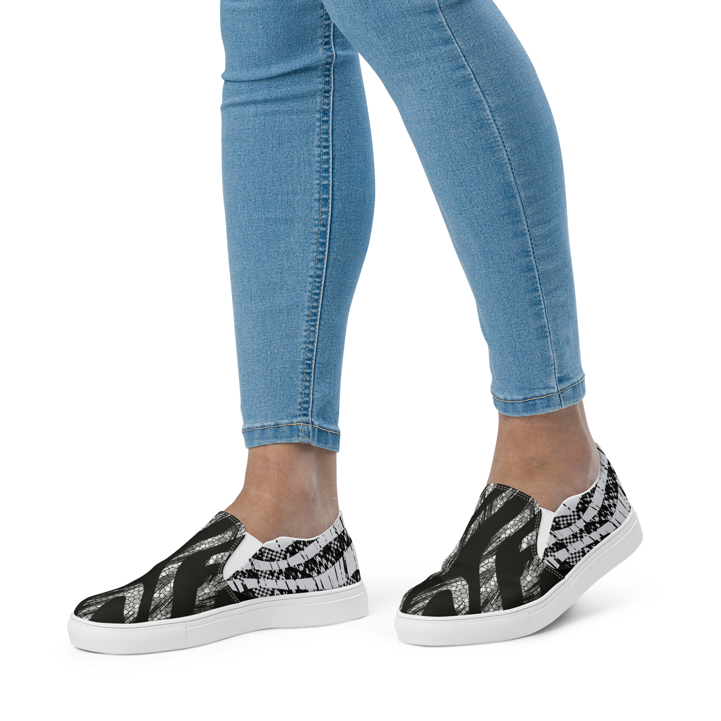 ROGUE ZEBRAS (Women’s Slip-Ons)