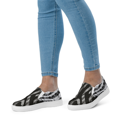 ROGUE ZEBRAS (Women’s Slip-Ons)