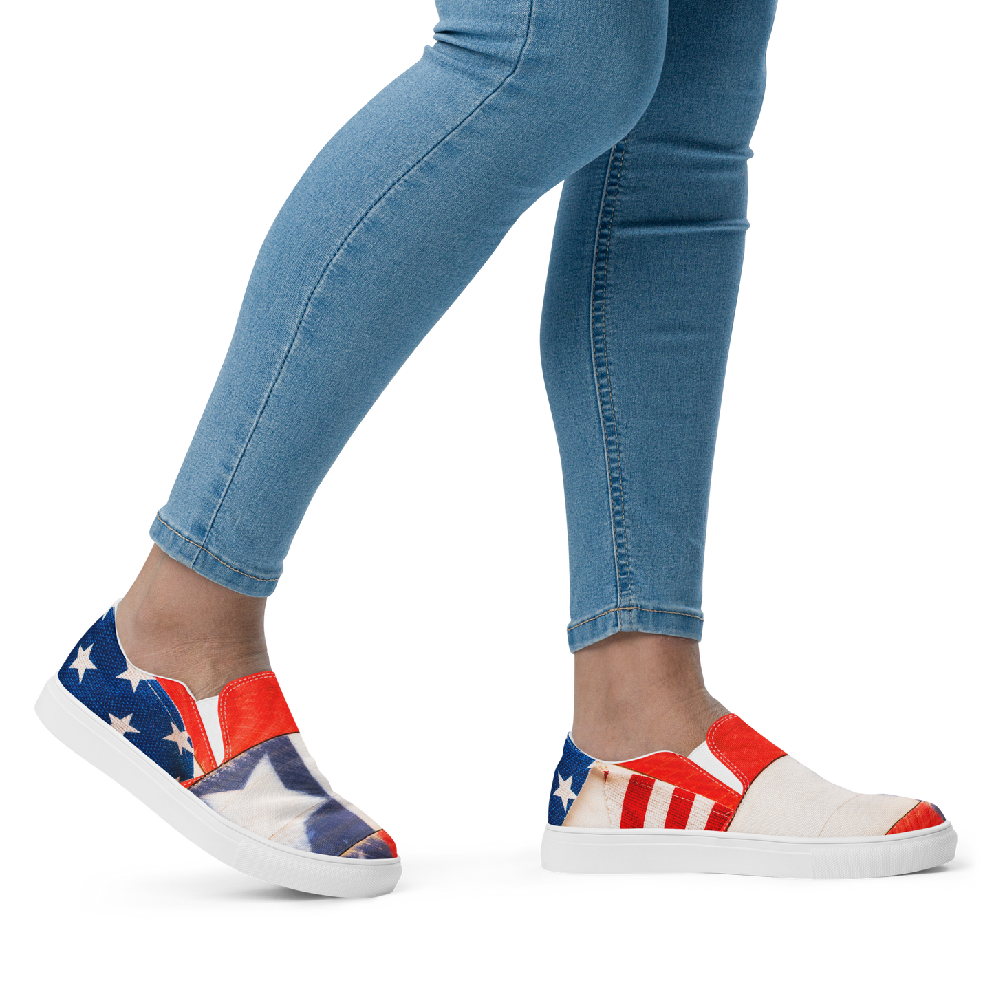 INKED'S AMERICANA (Women’s Slip-Ons)