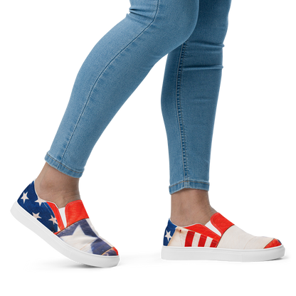 INKED'S AMERICANA (Women’s Slip-Ons)