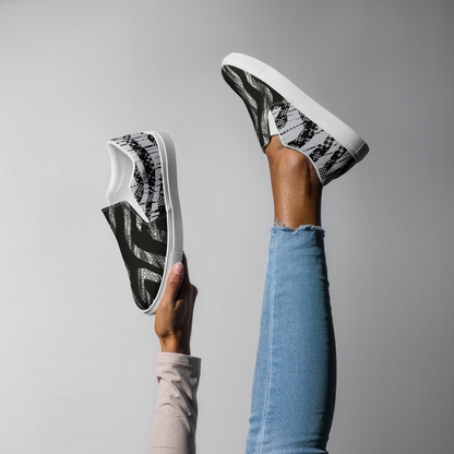 ROGUE ZEBRAS (Women’s Slip-Ons)