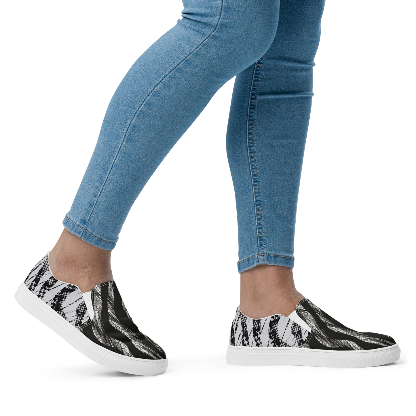 ROGUE ZEBRAS (Women’s Slip-Ons)