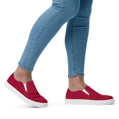 ALOYSIUS SCARLET (Women’s Slip-Ons)