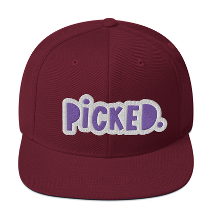 PICKED. Snapback Hat