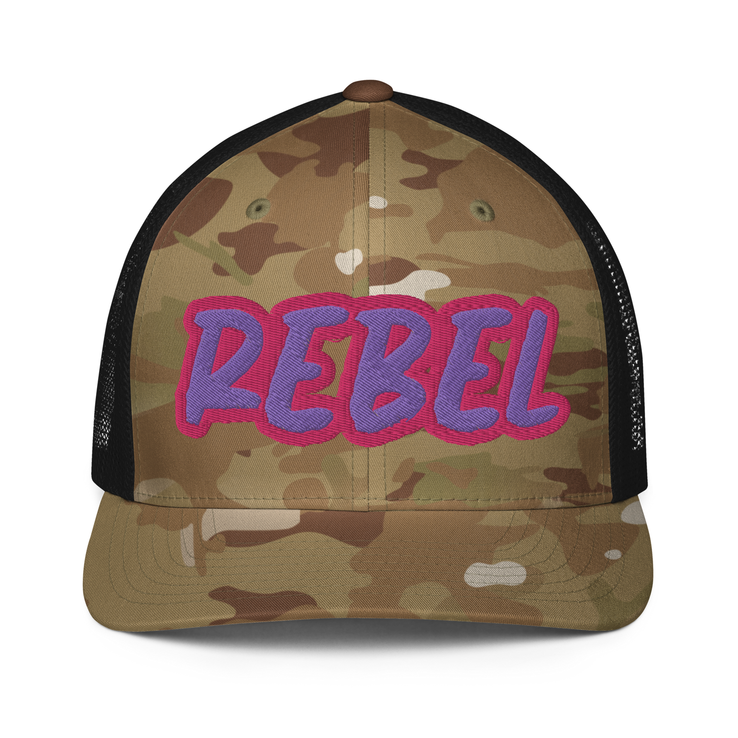 REBEL mesh back trucker