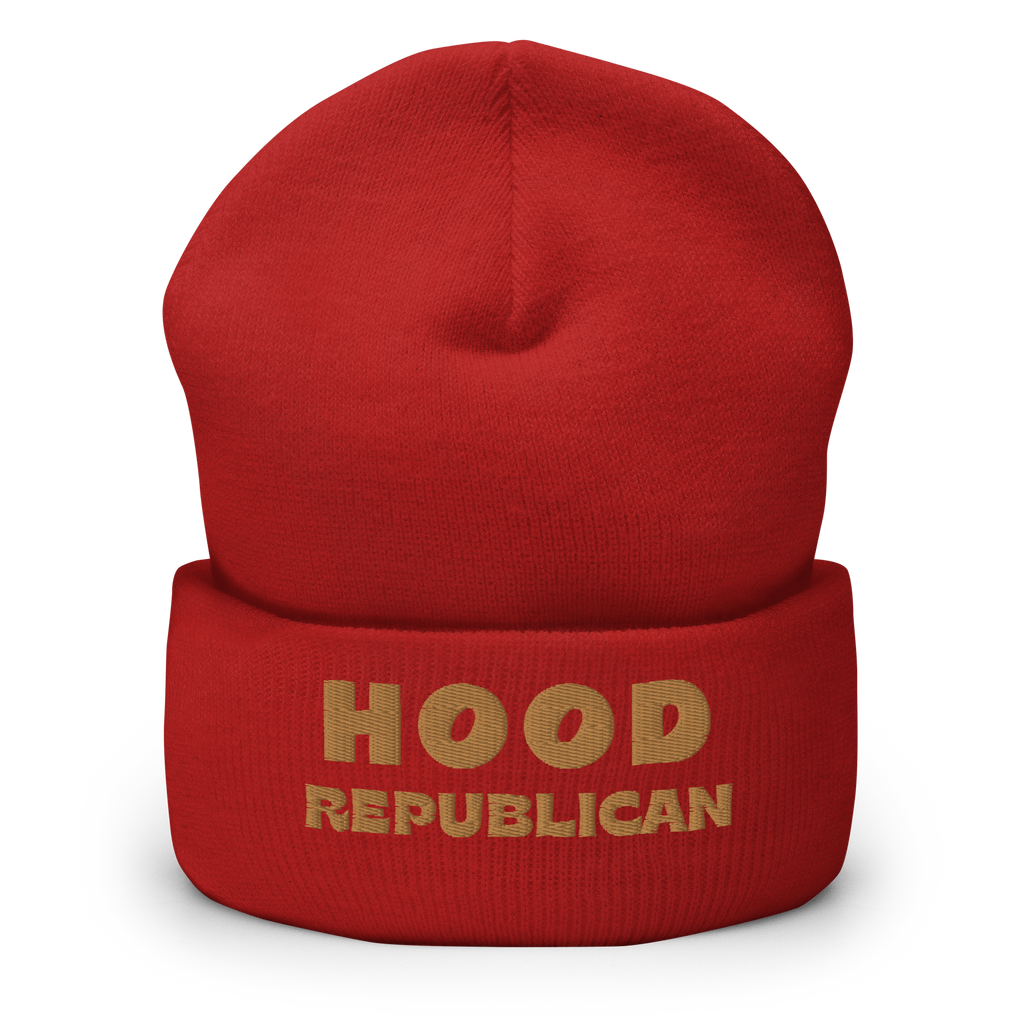 HOOD REPUBLICAN cuffed beanie