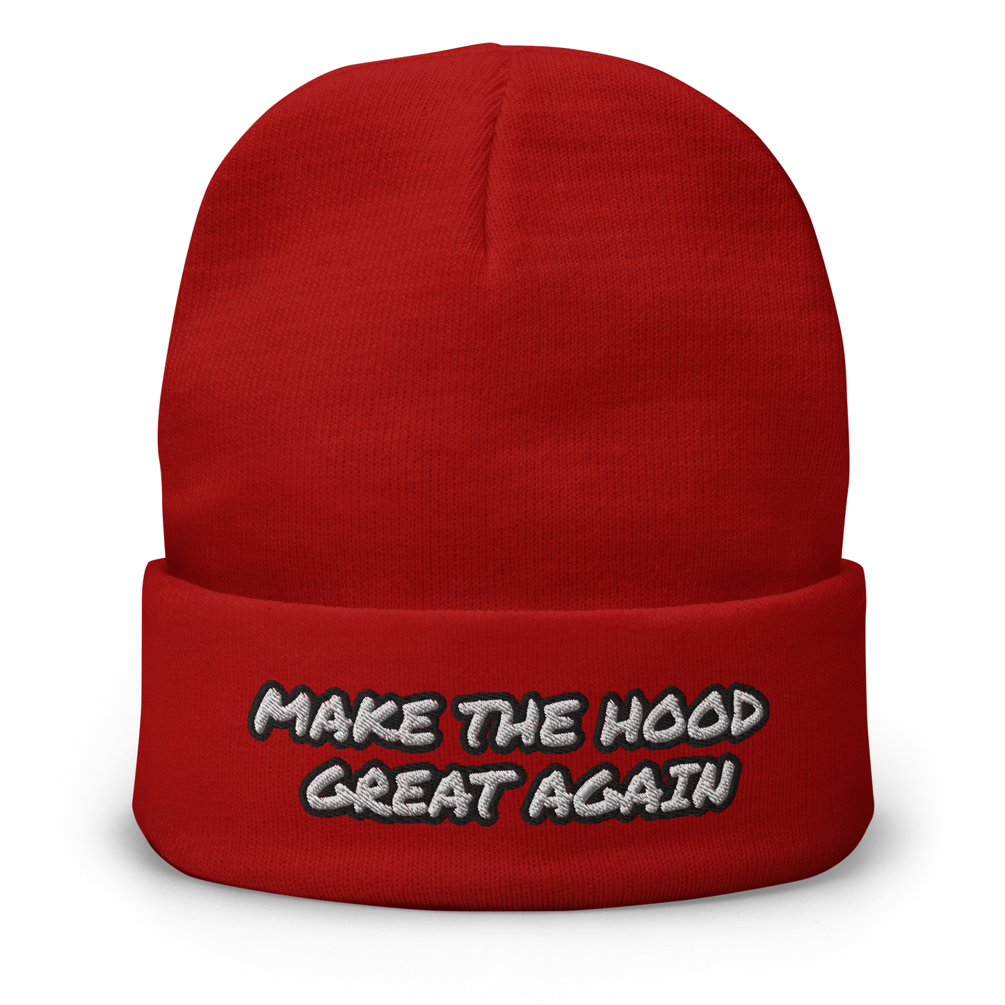 MAKE THE HOOD GREAT AGAIN beanie