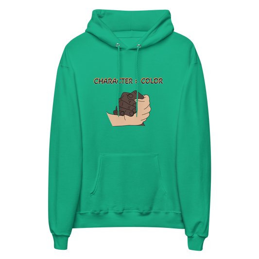 CHARACTER OVER COLOR hoodie