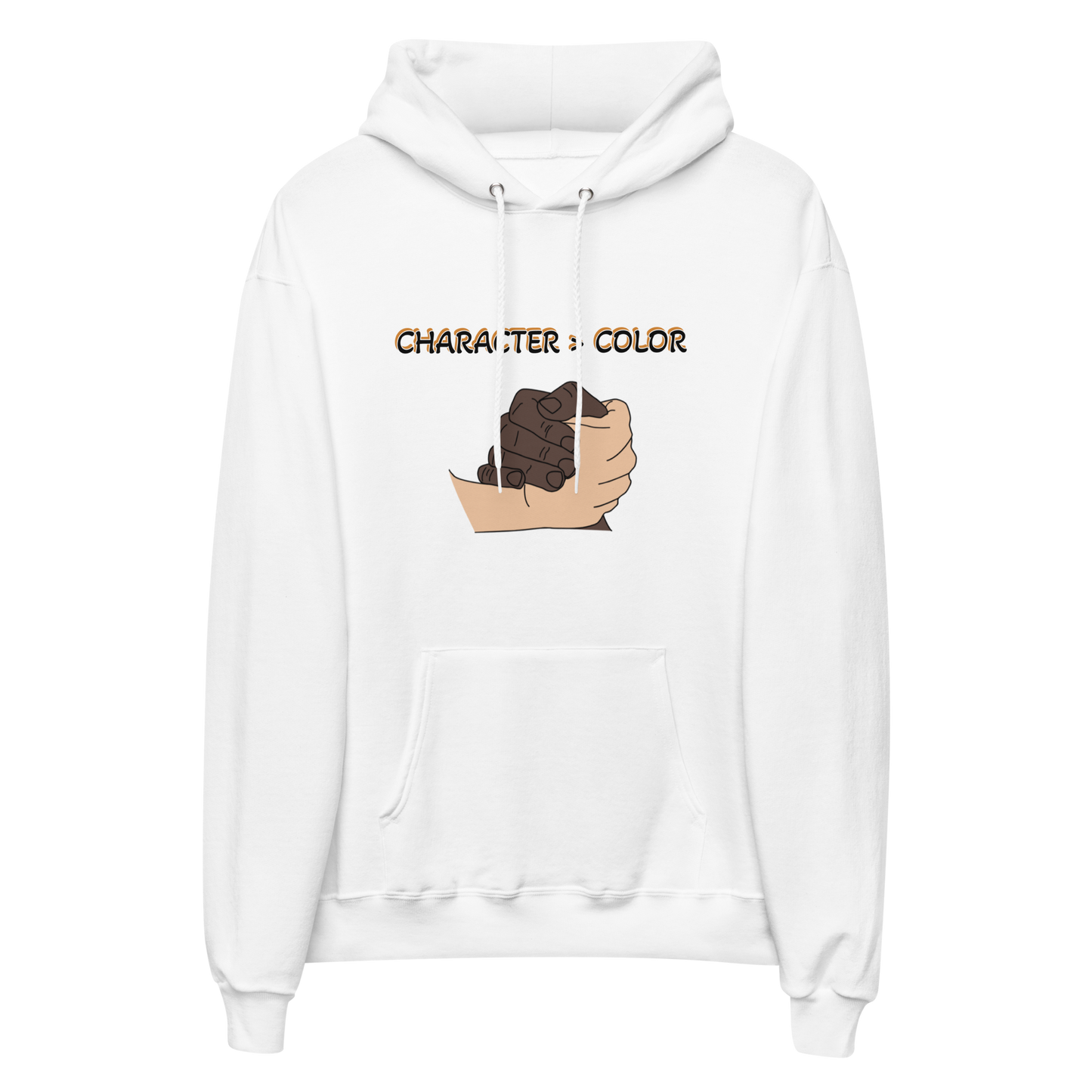 CHARACTER OVER COLOR hoodie